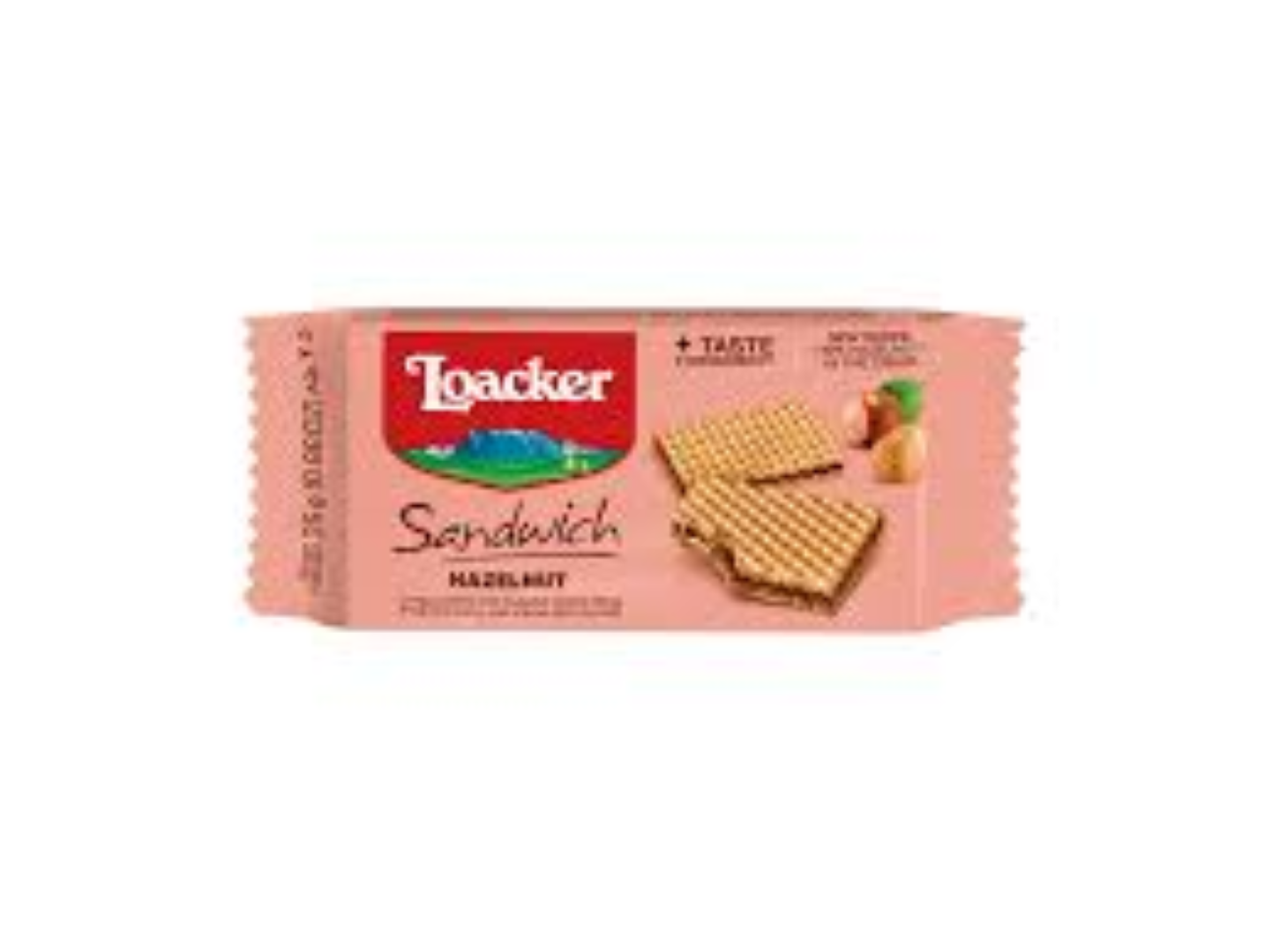 LOACKER SANDWICH WAFERS HAZELNUT 25G
